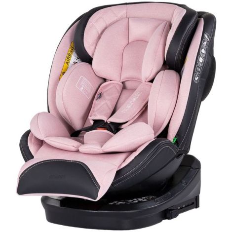 Scaun auto Chipolino Hypnotic I-Size 40-150 cm cu sistem Isofix si sezut rotativ pink marshmallow - imagine 11